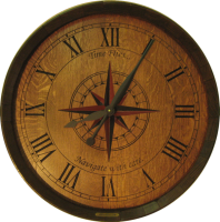 E2-Time-Flies-Compass-Rose-Wine-Clock       
